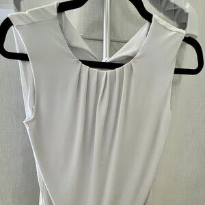 Calvin Klein White sleeveless blouse
